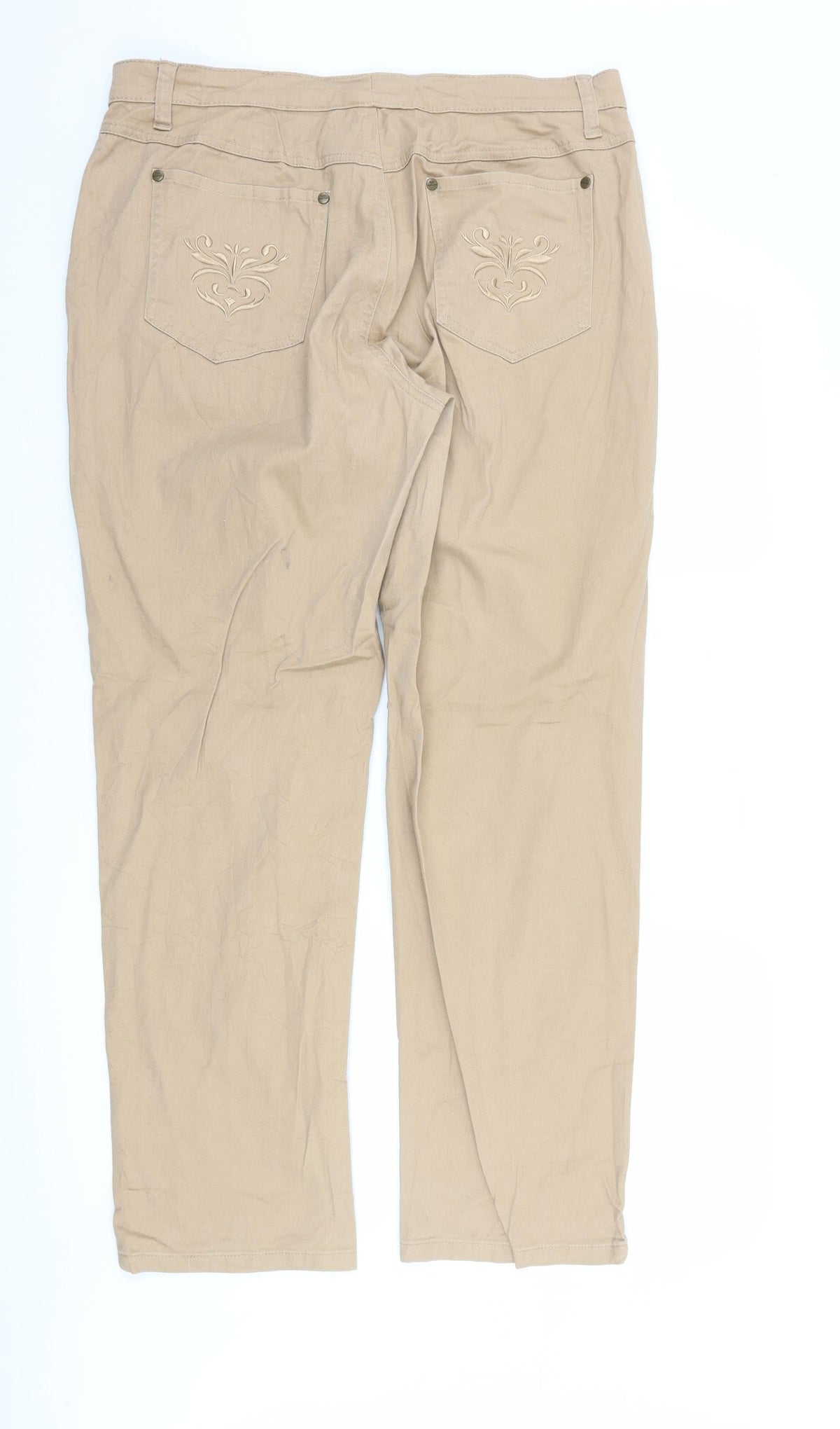 Preworn Womens Brown   Chino Trousers Size 36 in L30 in