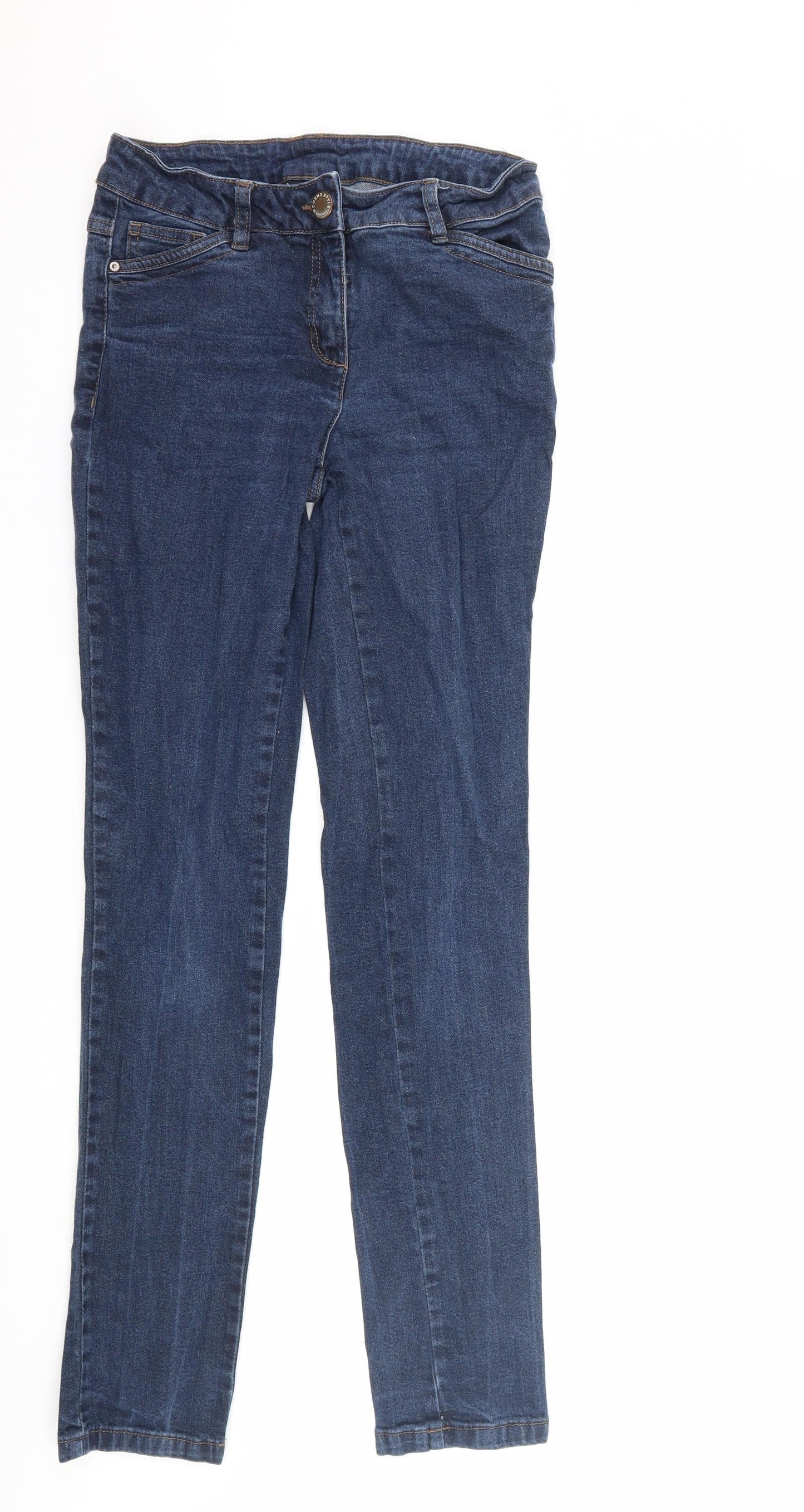 Up Fashion Womens Blue  Denim Skinny Jeans Size 27 L32 in