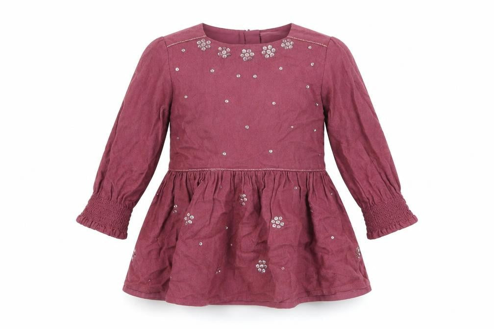 F&F Girls Purple   A-Line  Size 12-18 Months