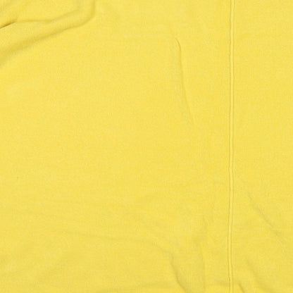 Brand and care label for Principles women’s yellow jumper, size UK 18