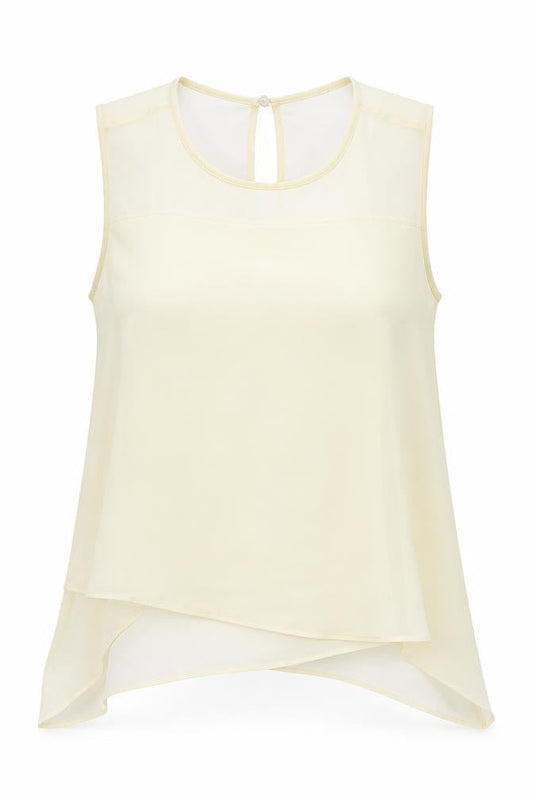 H&M  Womens Yellow   Basic Blouse Size 38