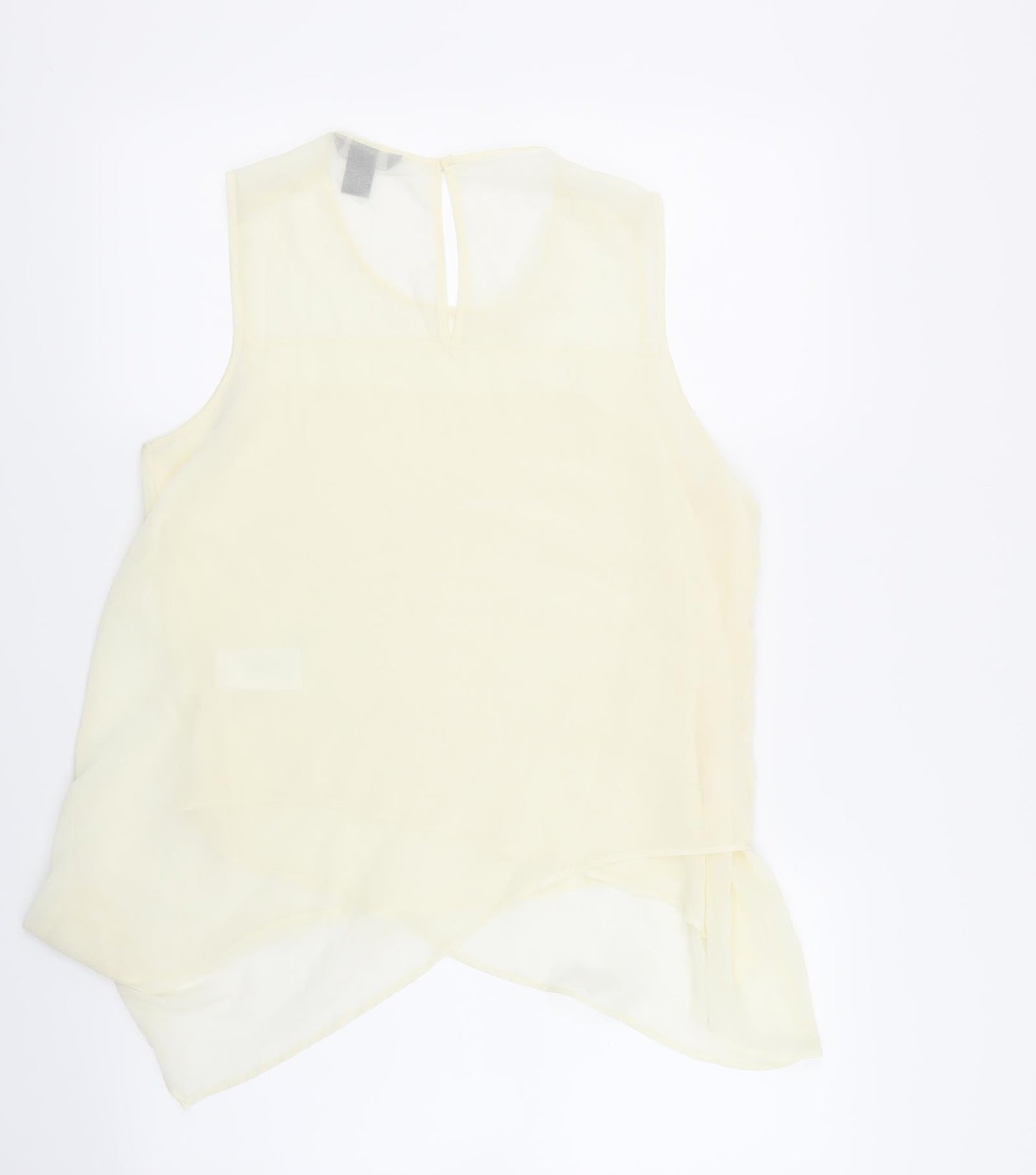 H&M  Womens Yellow   Basic Blouse Size 38