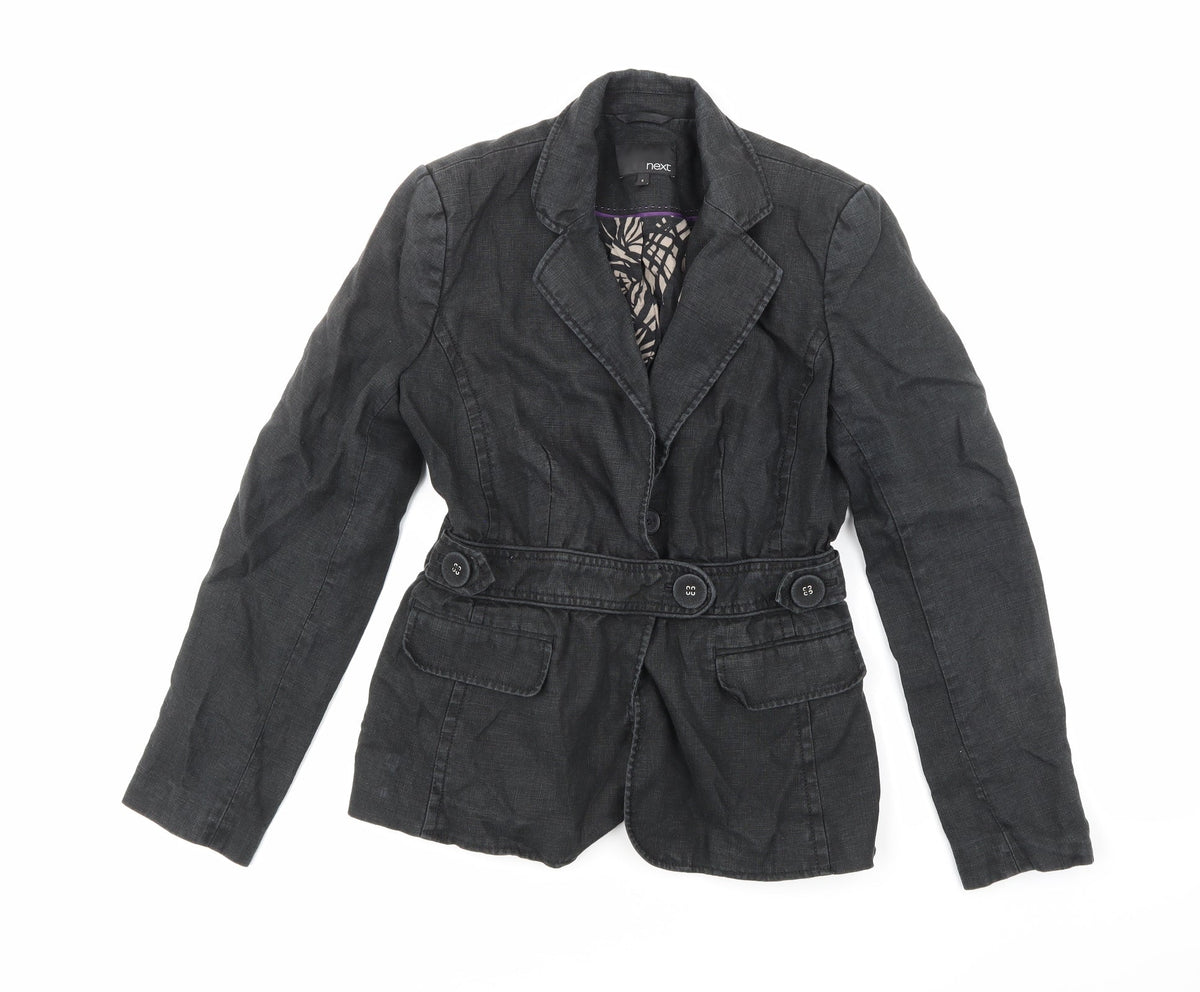 NEXT Womens Black   Jacket Coat Size 8