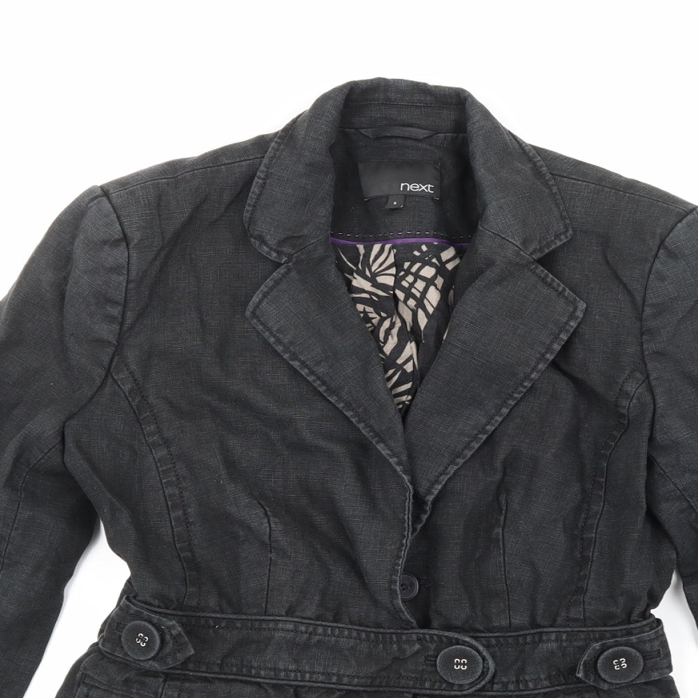 NEXT Womens Black   Jacket Coat Size 8