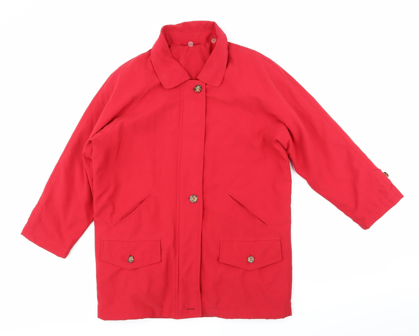 Hamells Womens Red   Anorak Coat Size 10