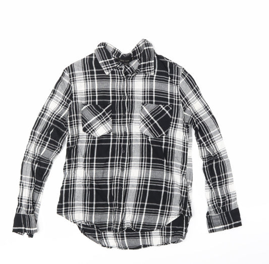 Love Tree Mens Grey Argyle/Diamond   Button-Up Size S