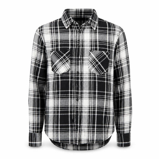 Front view of Love Tree men’s grey argyle/diamond button-up, size S