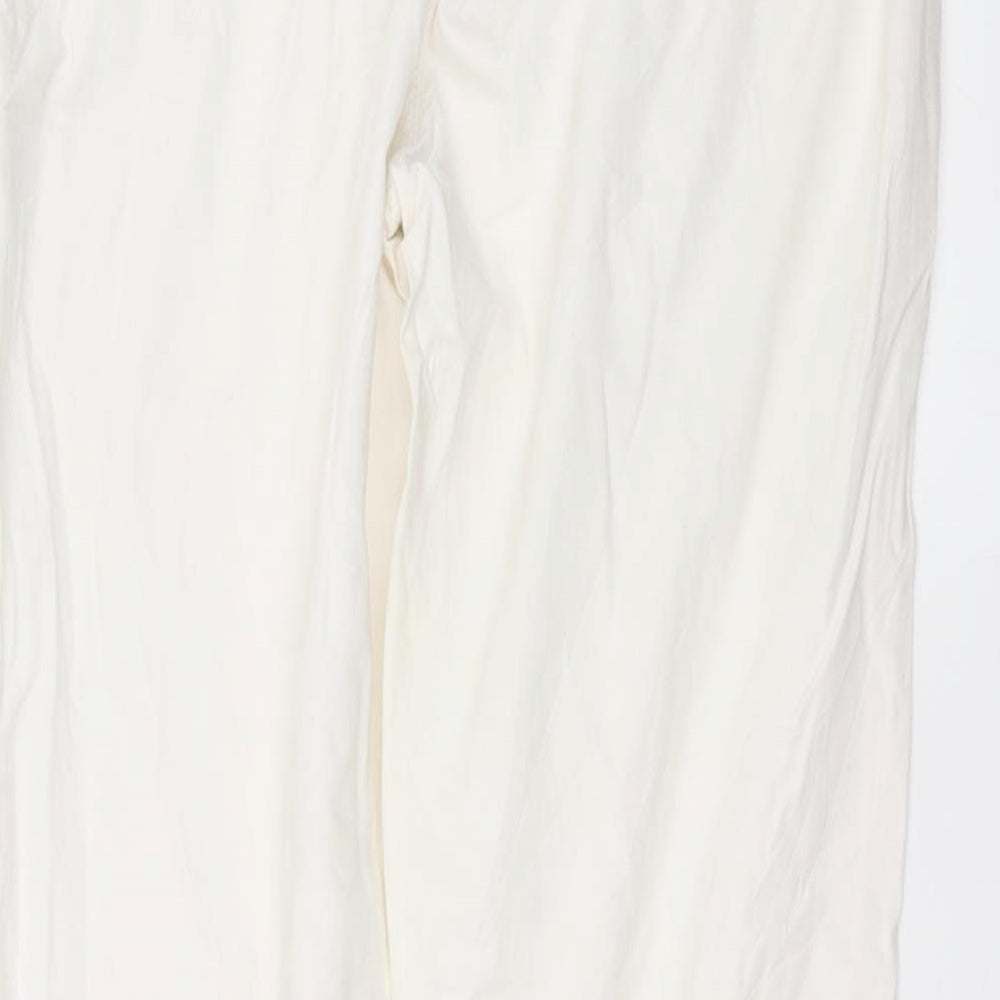 TALLY WEiJL Womens White   Straight Jeans Size 10 L30 in