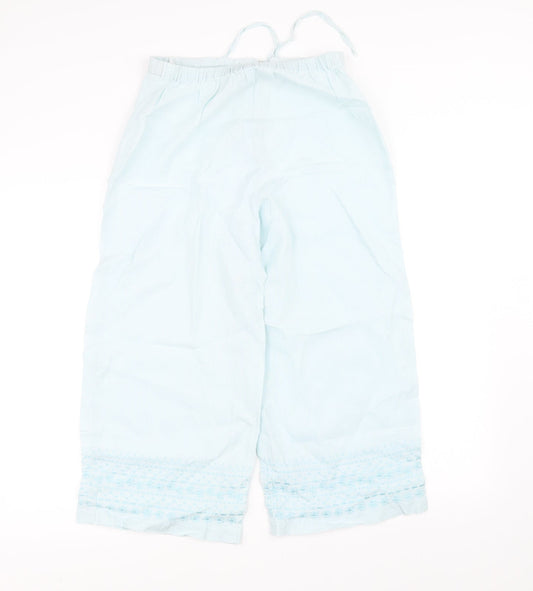 Marks and Spencer Womens Blue   Trousers  Size 10 L20 in