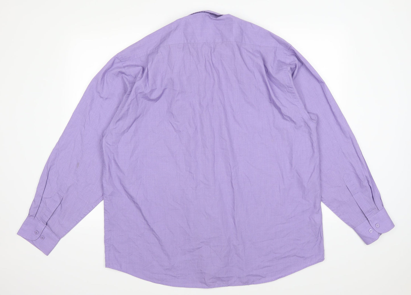 ESSENTAIL COLLECTION Mens Purple    Button-Up Size 44