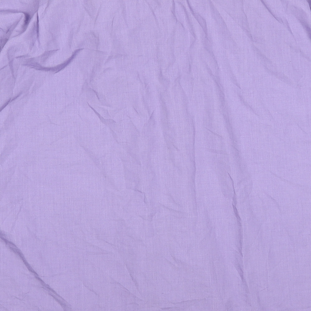 ESSENTAIL COLLECTION Mens Purple    Button-Up Size 44