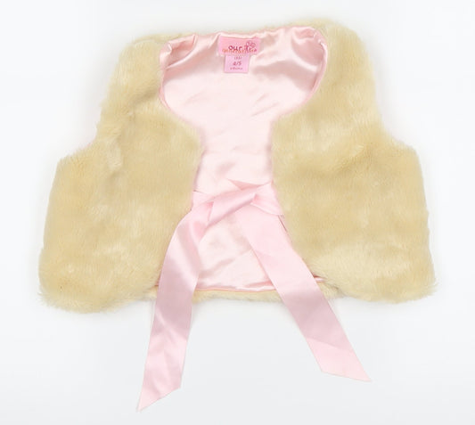 generation Girls Beige   Jacket Coat Size 4-5 Years