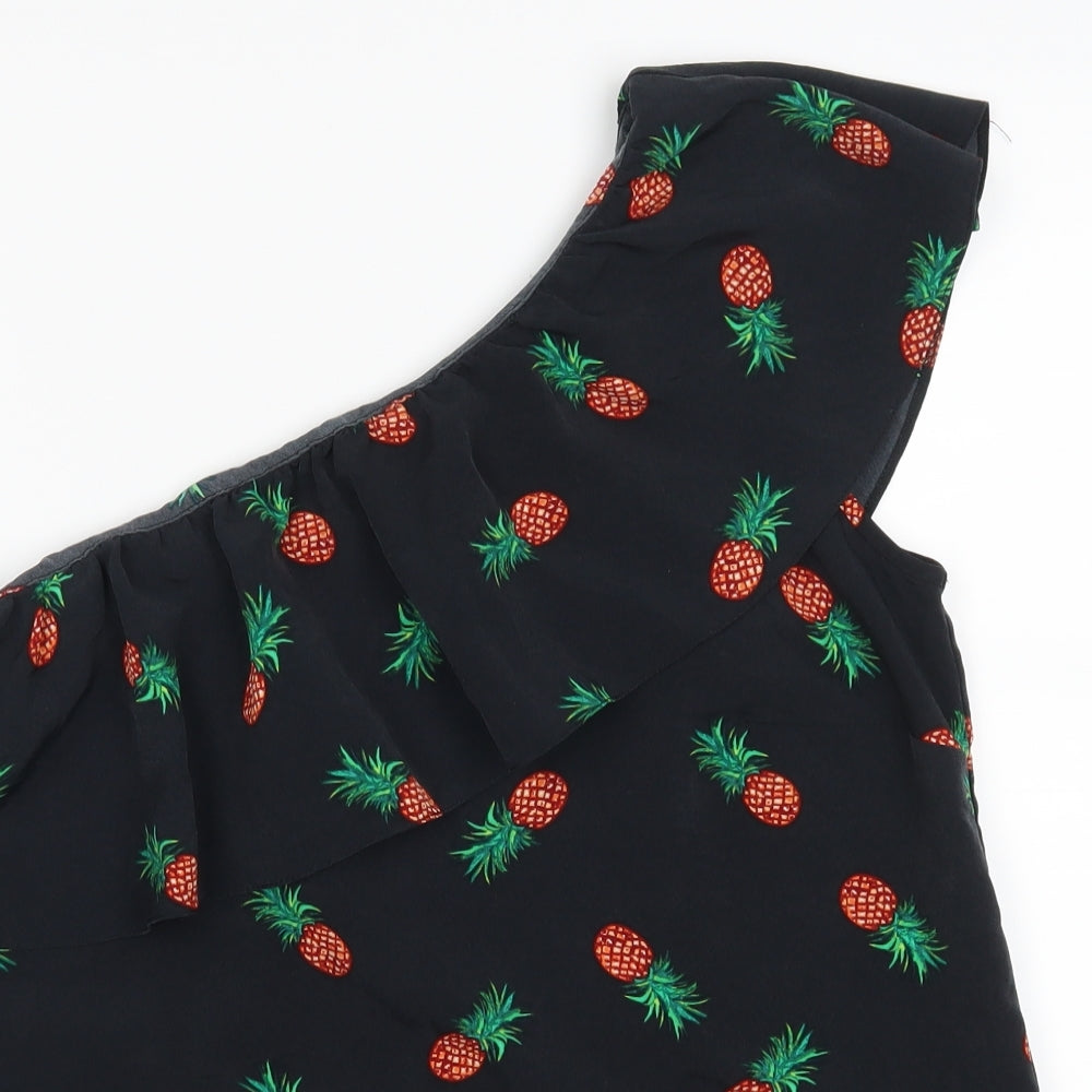 George Womens Black   Basic Blouse Size 14