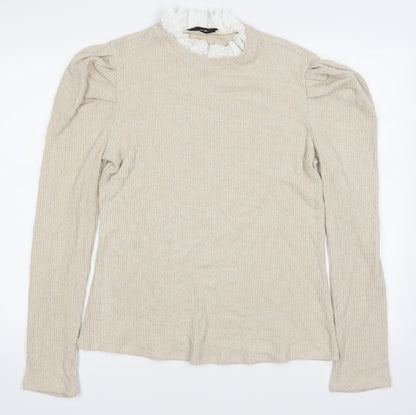 Front view of George women’s brown jumper, size L