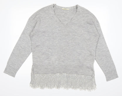 Front view of George women’s grey jumper, size UK 16