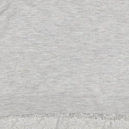Brand and care label for George women’s grey jumper, size UK 16