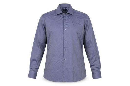 Front view of Next men’s blue button-up, size 42