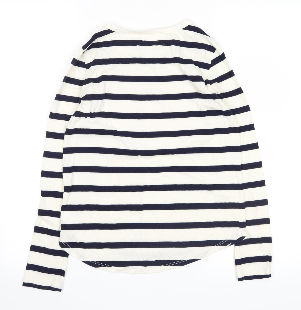 Gap Girls Blue Striped  Basic Casual Size L  - heart