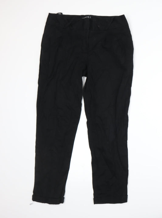 Atmosphere Womens Black   Trousers  Size 10 L26 in