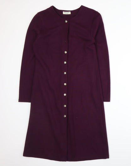 Additional front view of Berkertex women’s purple jacket, size UK 10