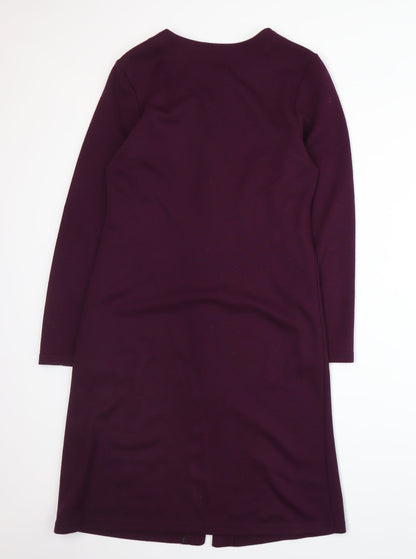 Back view of Berkertex women’s purple jacket, size UK 10