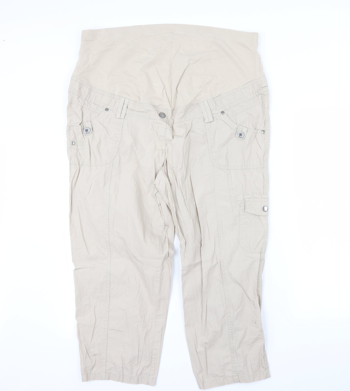 Yessica Womens Beige   Trousers  Size 20 L24 in