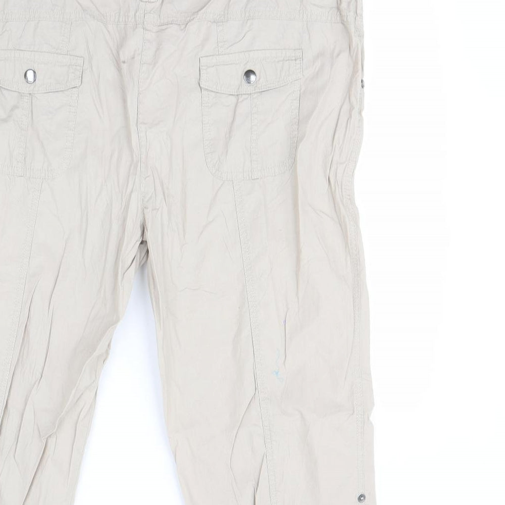 Yessica Womens Beige   Trousers  Size 20 L24 in