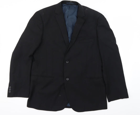 Preworn Mens Black   Jacket Blazer Size L