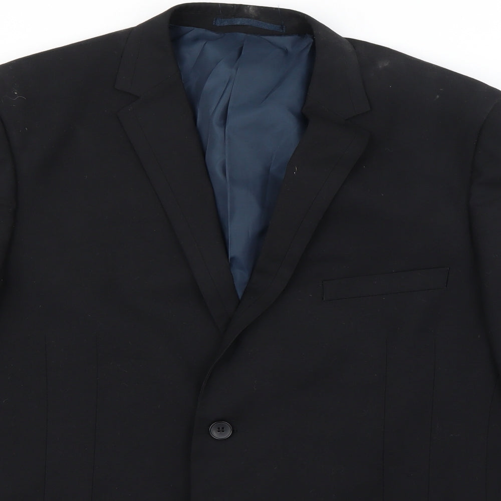 Preworn Mens Black   Jacket Blazer Size L