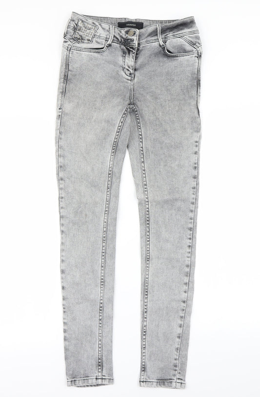 Harper Womens Grey   Skinny Jeans Size 8 L30 in