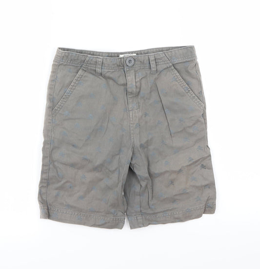 Ocean Pacific Boys Green Polka Dot  Cargo Shorts Size 10 Years