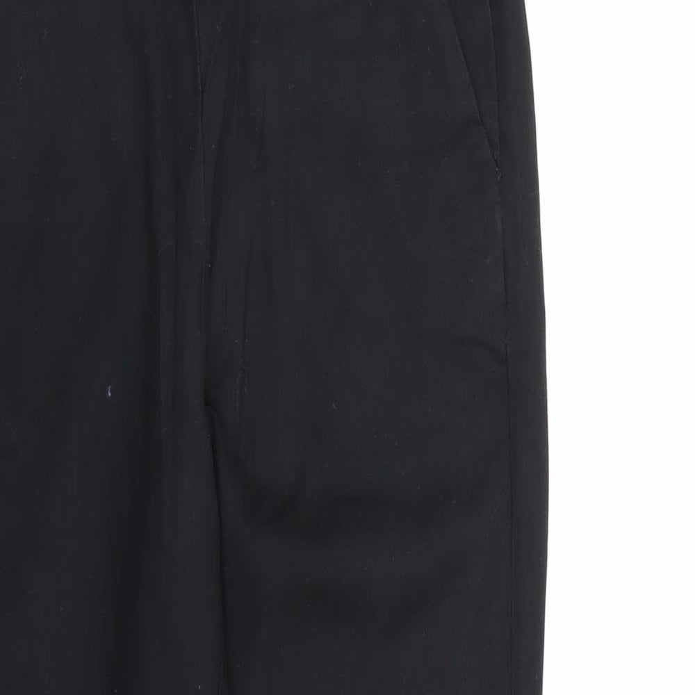 Marks and Spencer Womens Black   Dress Pants Trousers Size 8 L22 in