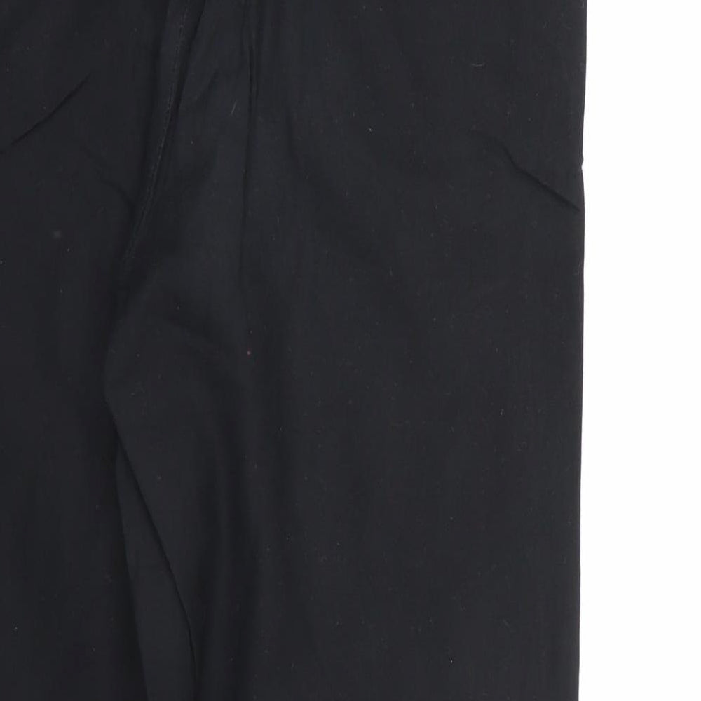 Marks and Spencer Womens Black   Dress Pants Trousers Size 8 L22 in