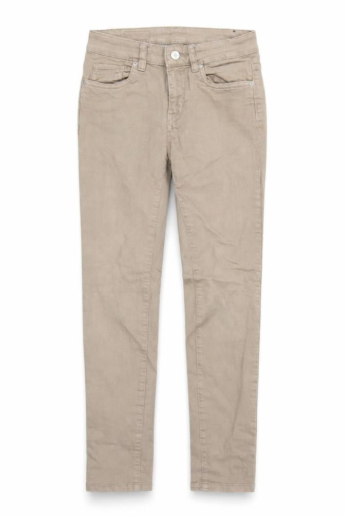 Timeless Mens Brown  Denim Skinny Jeans  L30 in