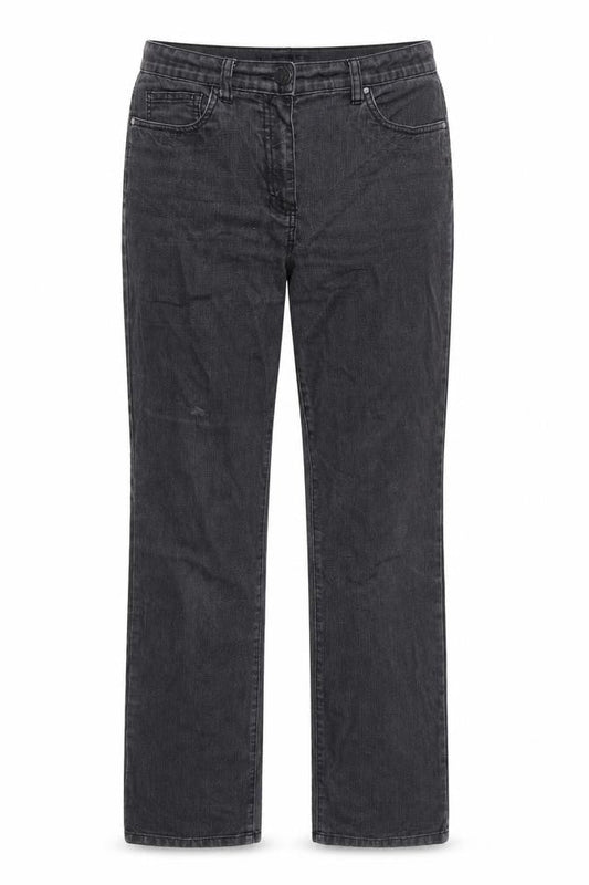 Bexleys Womens Black  Denim Straight Jeans Size 12 L32 in