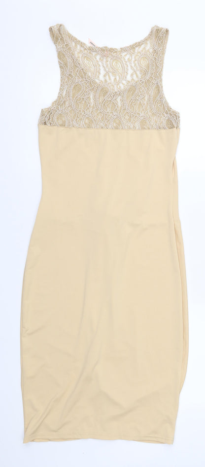 Sweewë Womens Brown Sheath Size S