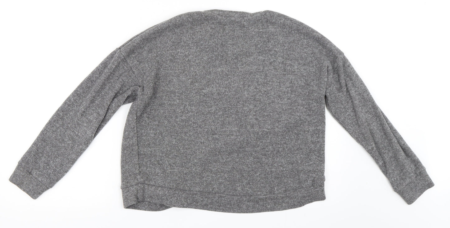 New Look Womens Grey   Pullover Sweatshirt Size S