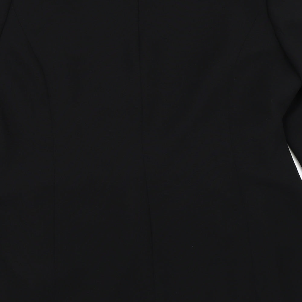 Preworn Womens Black   Jacket Blazer Size 14