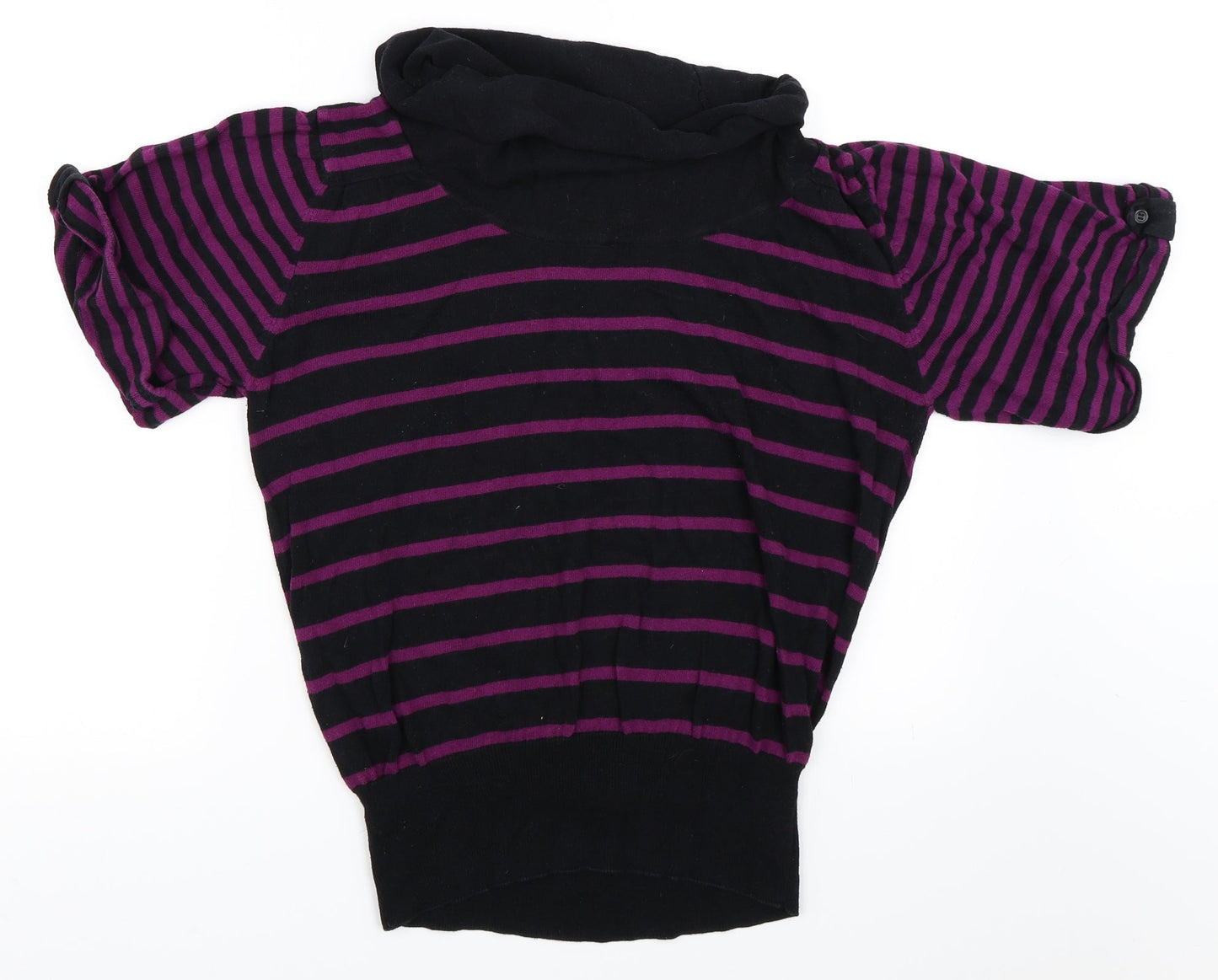 Papaya Womens Purple Striped  Pullover Jumper Size 20