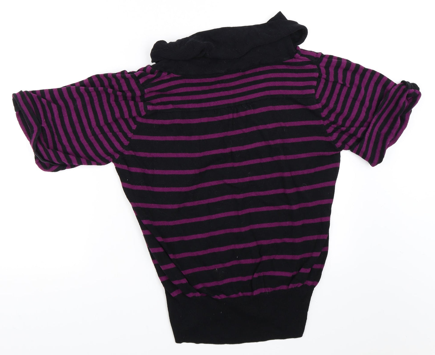 Papaya Womens Purple Striped  Pullover Jumper Size 20