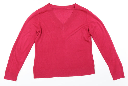 BHS Womens Pink   Pullover Jumper Size 10