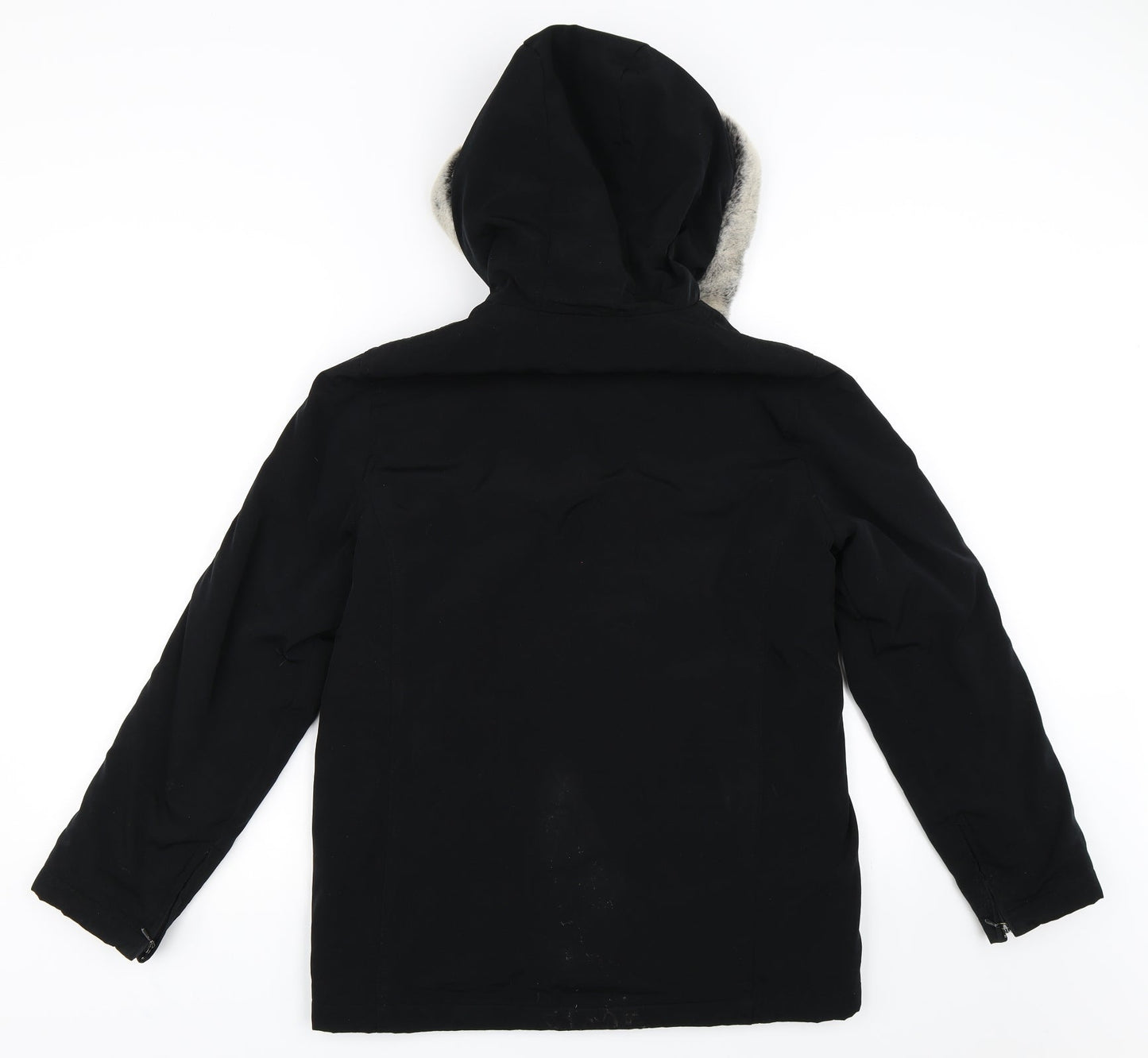 NEXT Womens Black   Overcoat Coat Size 8