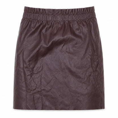 Front view of Vera Moda women’s purple mini skirt, size S