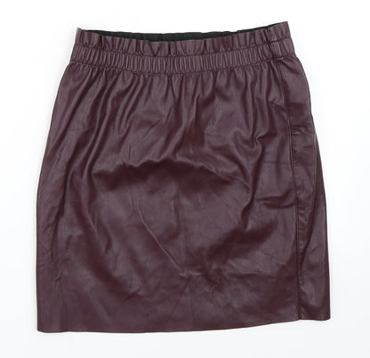 Back view of Vera Moda women’s purple mini skirt, size S
