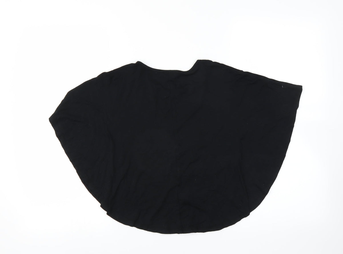 BlueZoo Girls Black   Basic Blouse Size 7-8 Years  - Reindeer