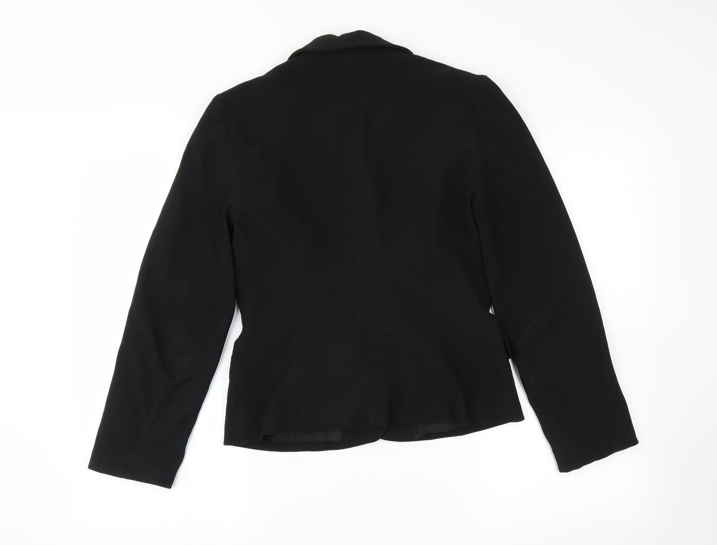 Preworn Womens Black   Jacket Suit Jacket Size 8