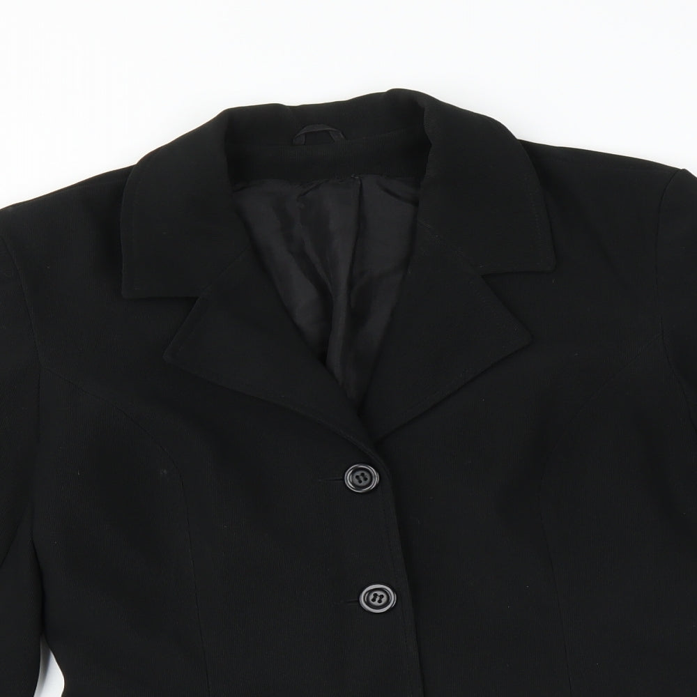 Preworn Womens Black   Jacket Suit Jacket Size 8