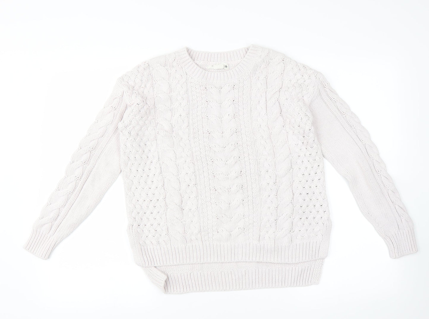 H&M Womens Pink   Pullover Jumper Size S