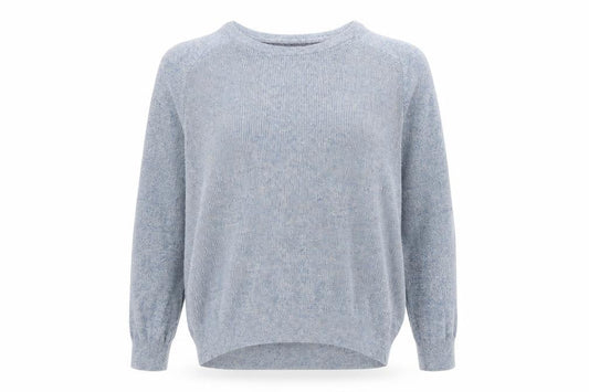 Front view of Burton men’s blue jumper, size L