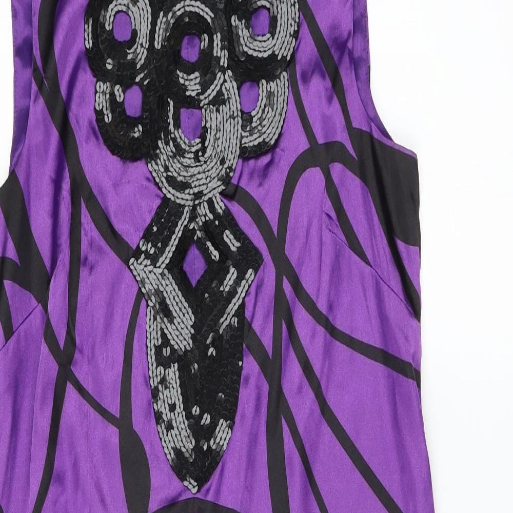 Et Vous Womens Purple   Shift  Size 8